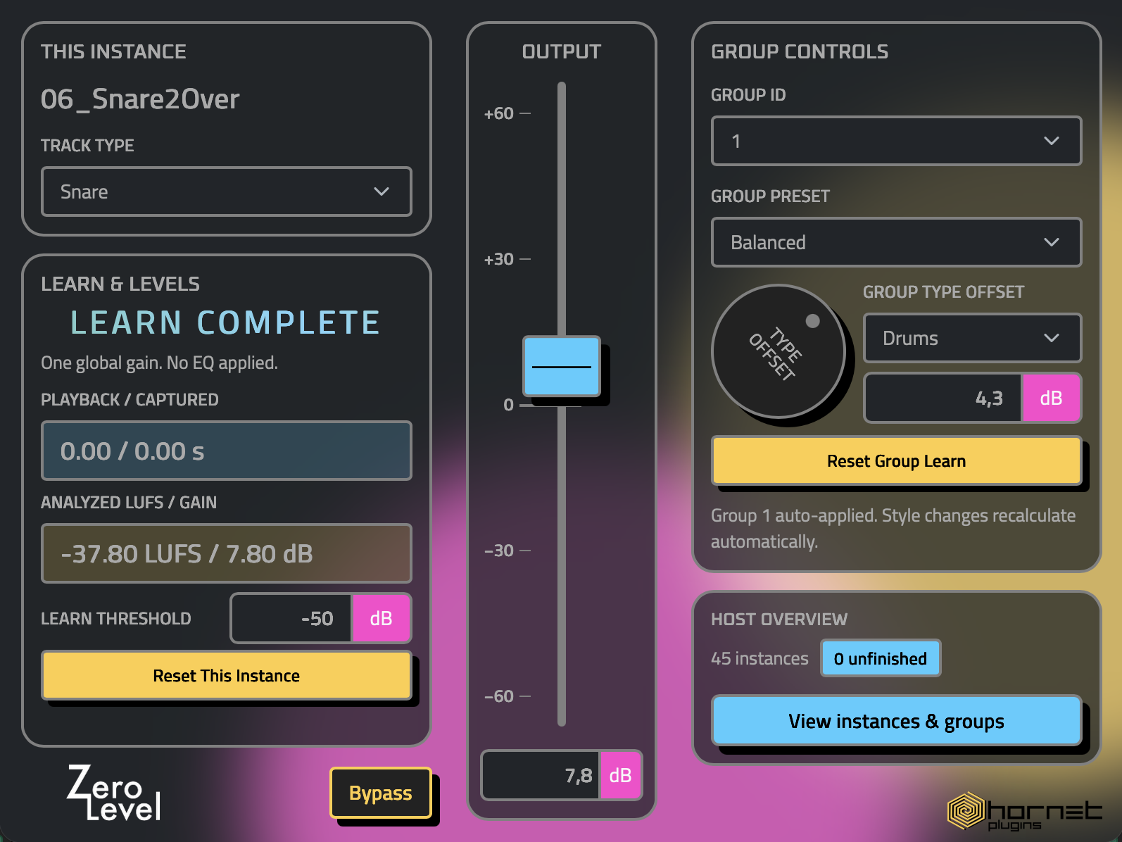HoRNet、自動レベル調整プラグイン「ZeroLevel 1.0.0」を発表